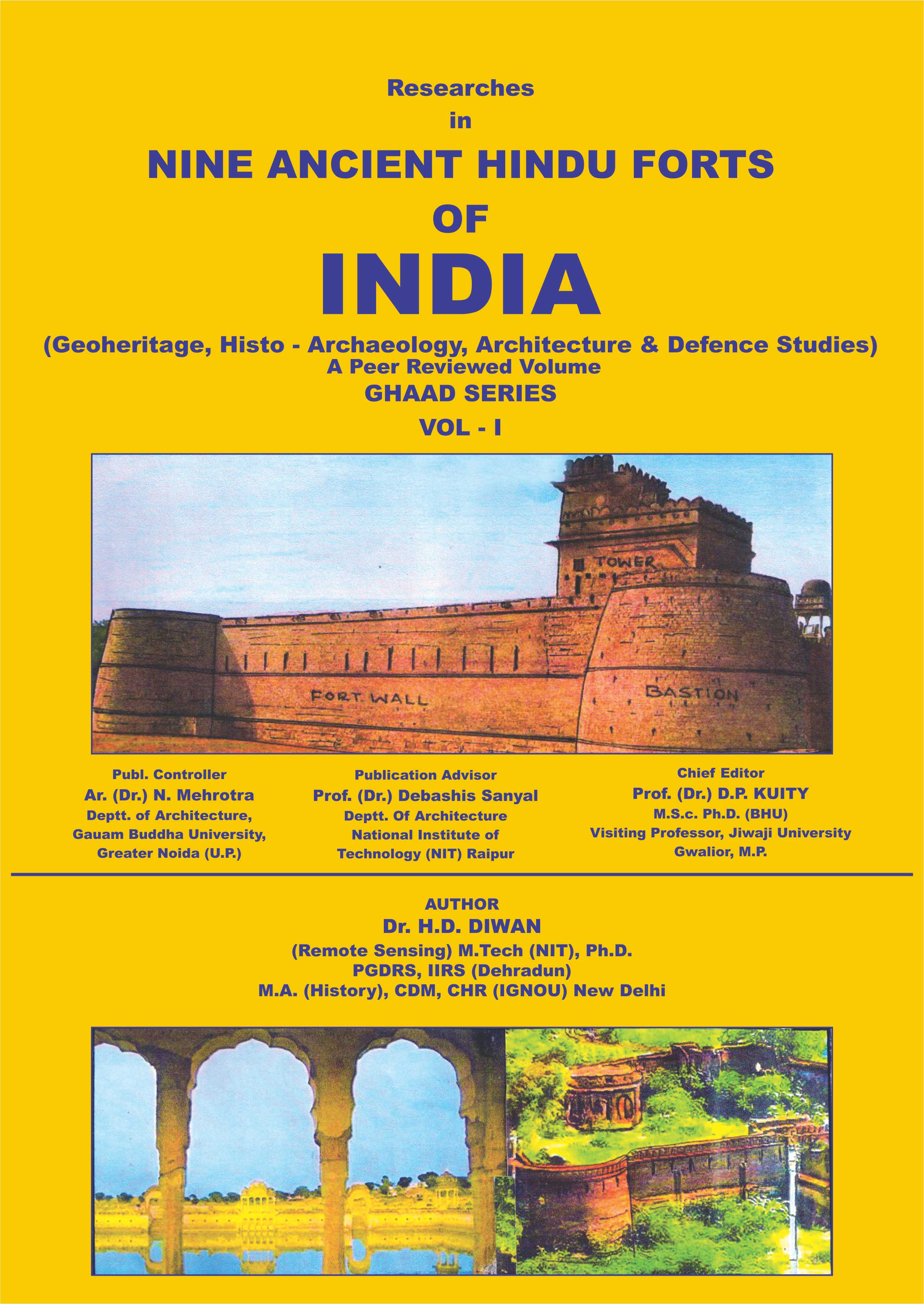 Researches in NINE ANCIENT HINDU FORTS OF INDIA (GHAAD SERIES)
